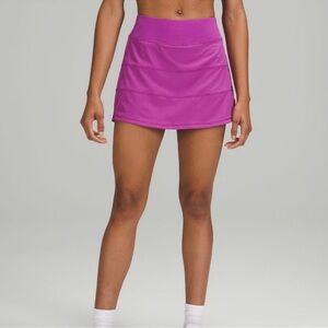 lululemon athletica purple workout skirt